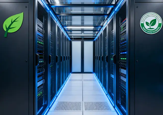 Data center green alimentato da energie rinnovabili